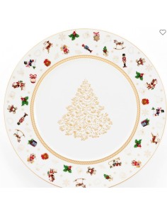 PIATTO TONDO TOYS NATALE 31CM