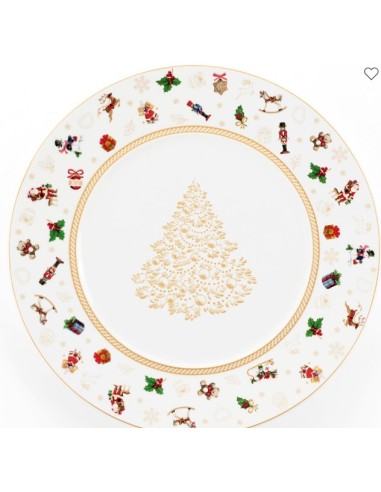 PIATTO TONDO TOYS NATALE 31CM