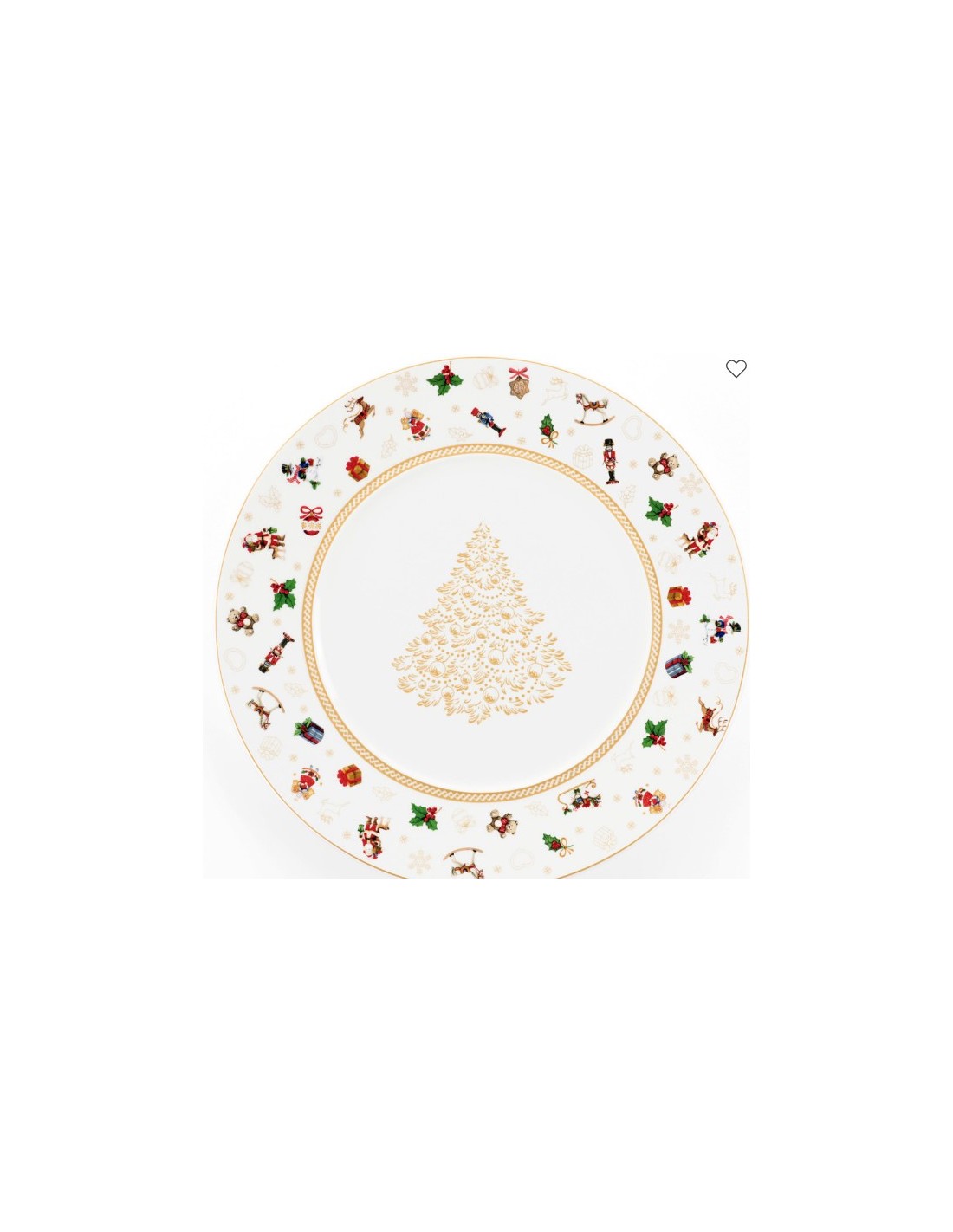 PIATTO TONDO TOYS NATALE 31CM