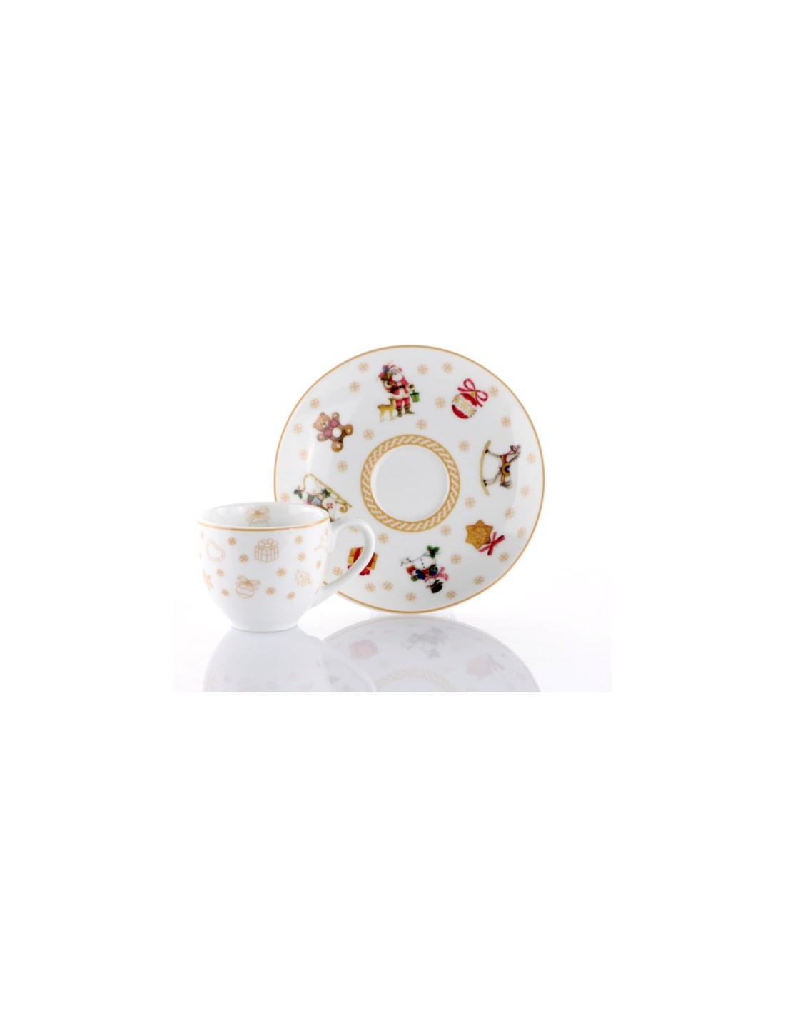 TAZZE CAFFE SET 2PZ C/P TOYS NATALE