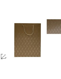 BUSTA REGALO 280592 30X42X12CM ORO