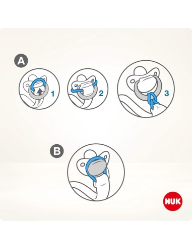 NUK Gancio per ciuccio con clip | Disney Mickey Mouse | Shopincasa.it