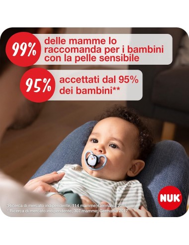 NUK Ciuccio Space 6-18 mesi - Succhietti Disney Topolino in Silicone | shopincasa.it
