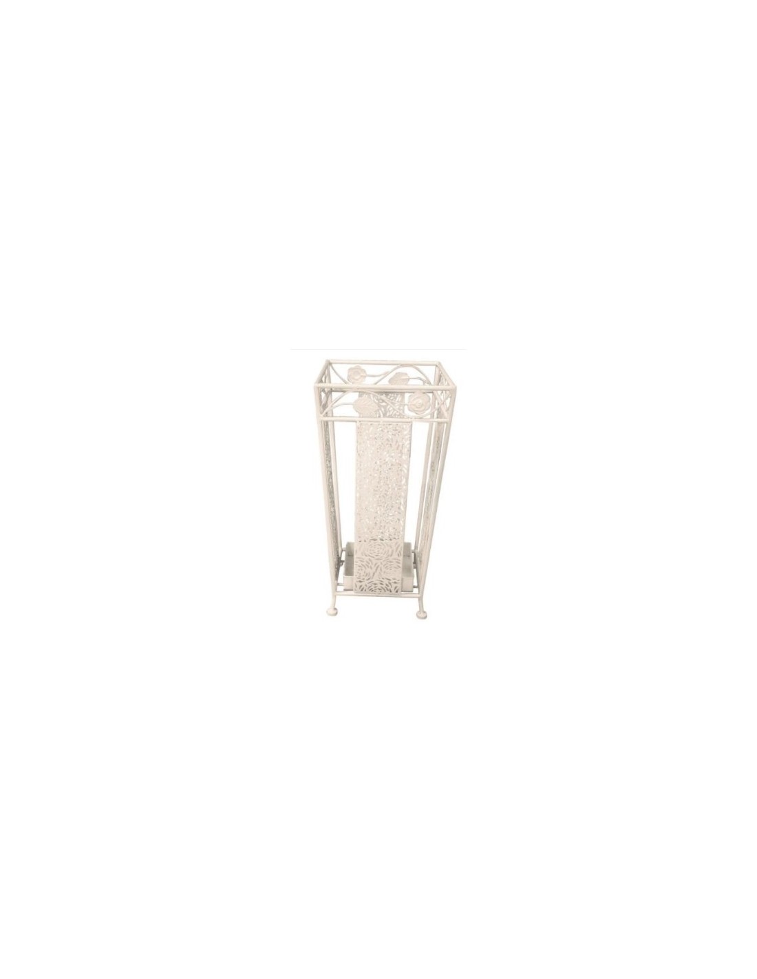 Portaombrelli in Ferro Bianco 24×24×49 cm | Elegante e Resistente | Shopincasa.it