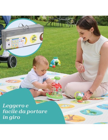 Chicco Maxi Tappeto da Gioco 2in1 - Morbido, Pieghevole e Colorato - 200x180 cm | Shopincasa.it