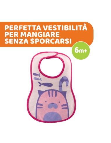 Bavaglini Easy Meal Chicco (2 pezzi) - Svezamento 6 mesi+ | Shopincasa.it