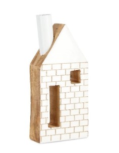 CASA 0974946 RAYANE H22CM LEGNO BIANCO/ORO