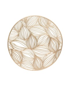 TOVAGLIETTE E TAPPETINI: vendita online Tovaglietta PVC D38cm Dorato, tovaglietta dorata, accessori tavola, tovaglietta elega...