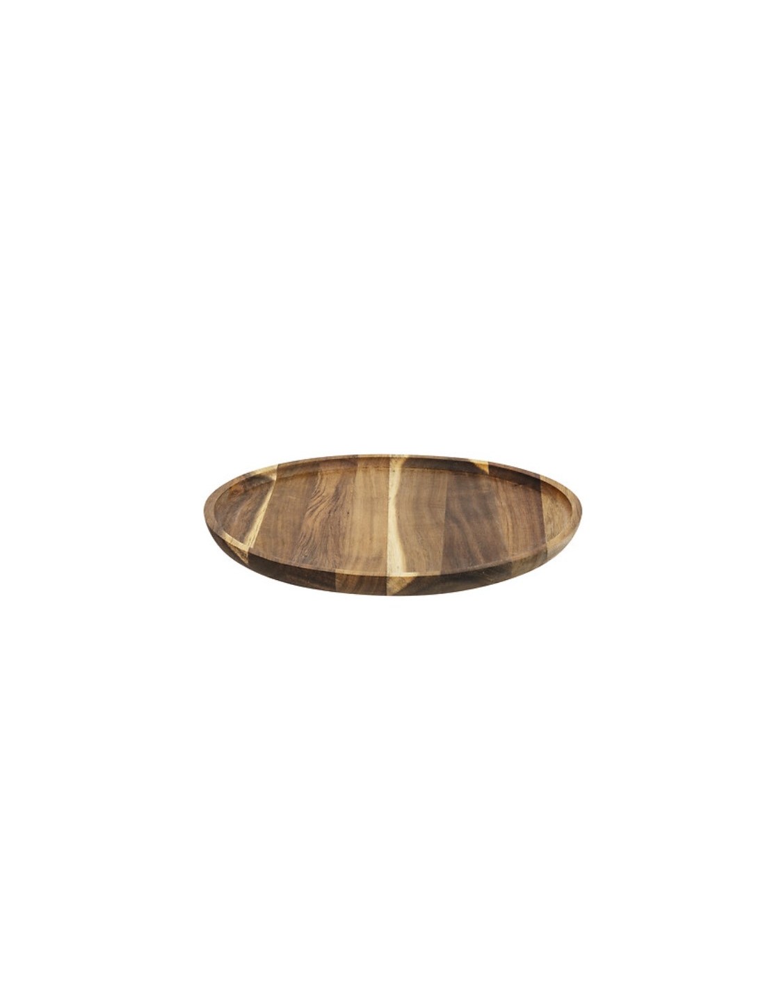 Piatto da portata Acacia 30 cm in legno naturale | shopincasa.it