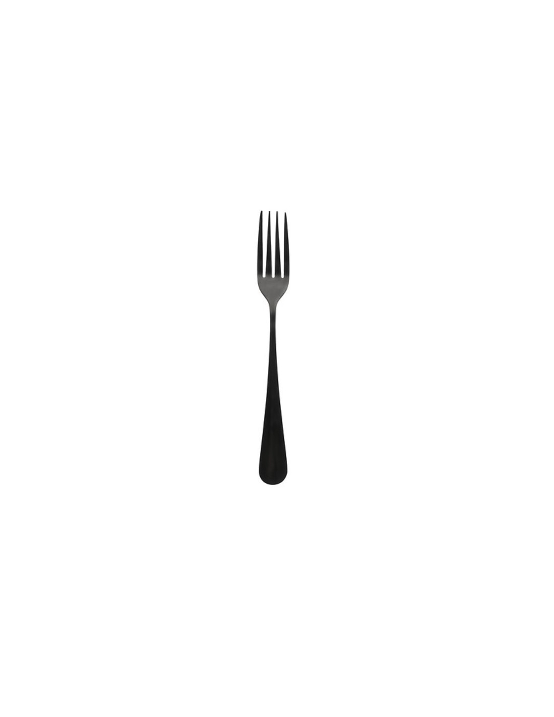 Set 4 forchette Shadow acciaio inox nero | shopincasa.it