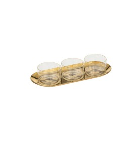Set da aperitivo Autunno 4 pezzi in vetro | shopincasa.it