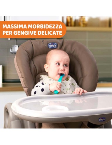 Cucchiaio Silicone con Custodia 6m+ Grigio | Shopincasa