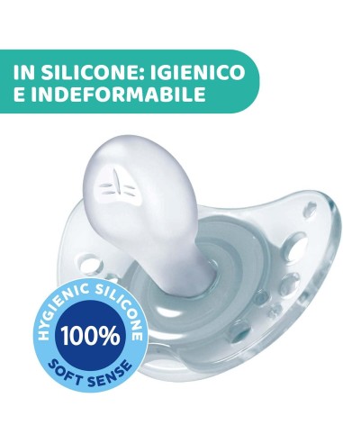 Chicco PhysioForma Succhietto Air Blu 6-16 Mesi - Confezione da 2