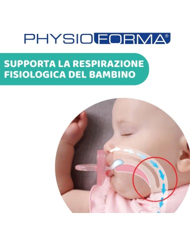 Chicco PhysioForma Succhietto Air Lumi 16-36 Mesi - 2 Pezzi Rosso | Shopincasa.it