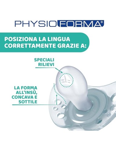 Chicco PhysioForma Succhietto Air Verde 2-6 Mesi | 2 Pezzi - shopincasa.it