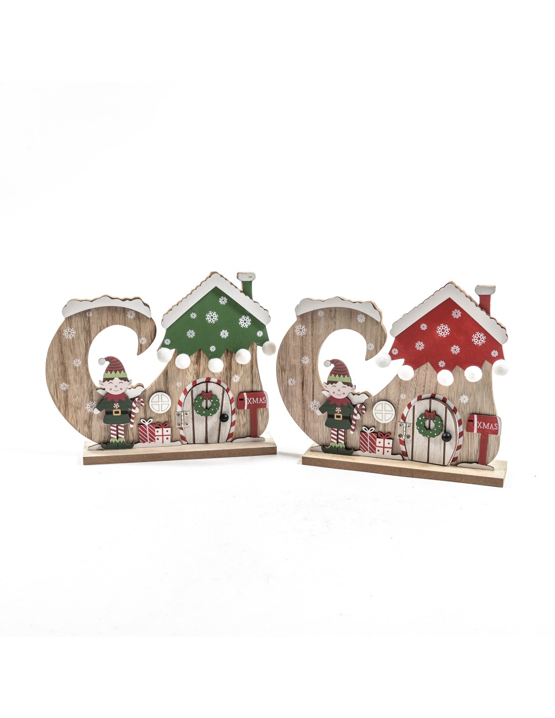 DECORAZIONE PORTA LEGNO 24X5X19CM ASSORTITO