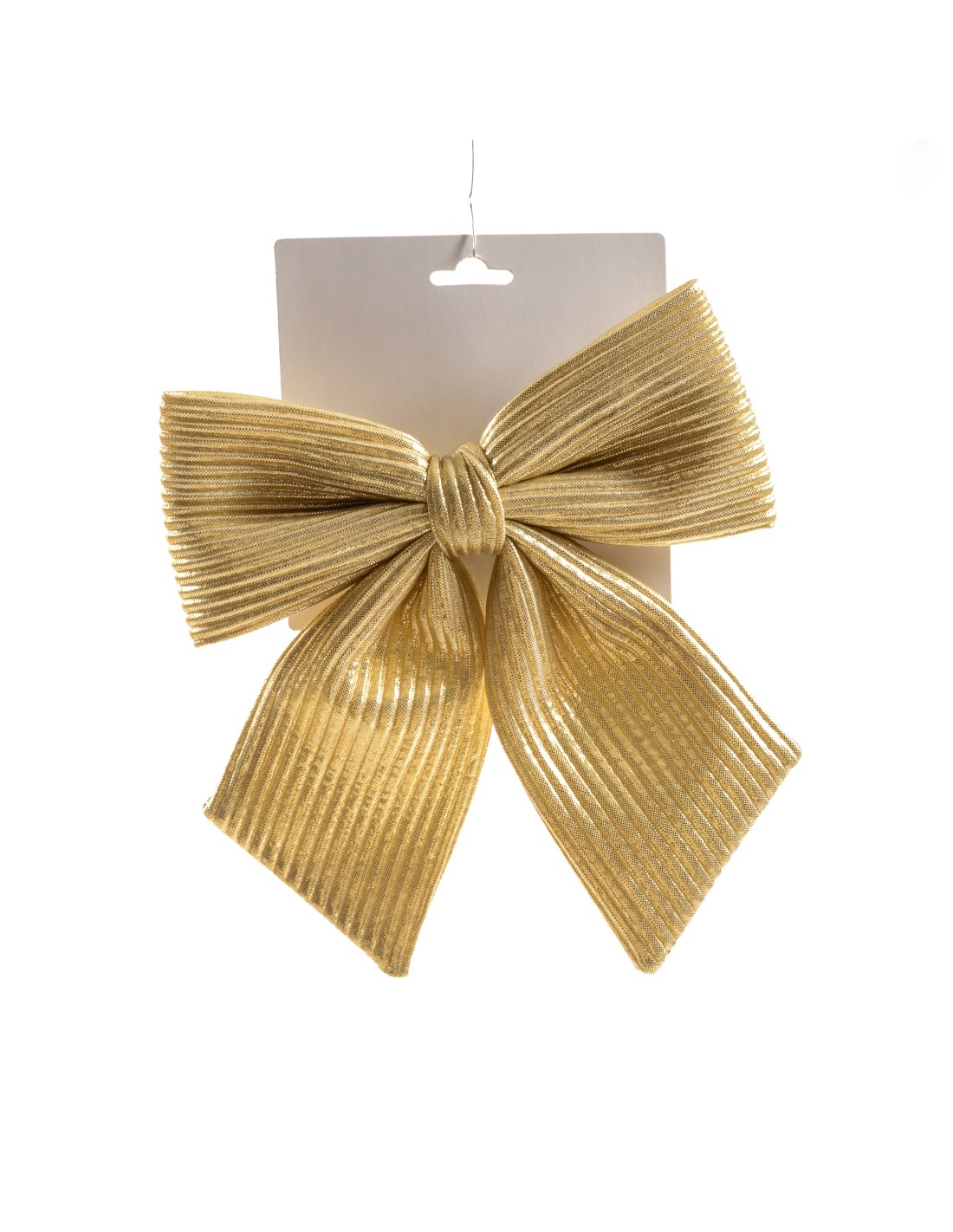 SFERE E PENDAGLI: vendita online Fiocco imbottito di Natale in poliestere oro 22x22 cm, La magia di natale per porte, finestr...