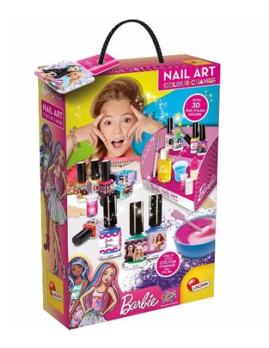 GIOCATTOLO PUBBLICIZZATO: vendita online BARBIE 97982 NAIL ART COLOUR CHANGE in offerta