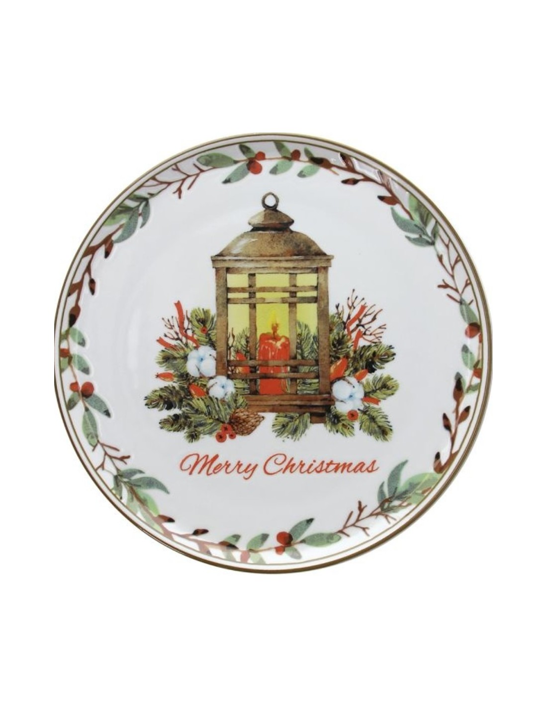 PIATTO PANETTONE 31CM CINZIA CHRISTMAS CANDLE