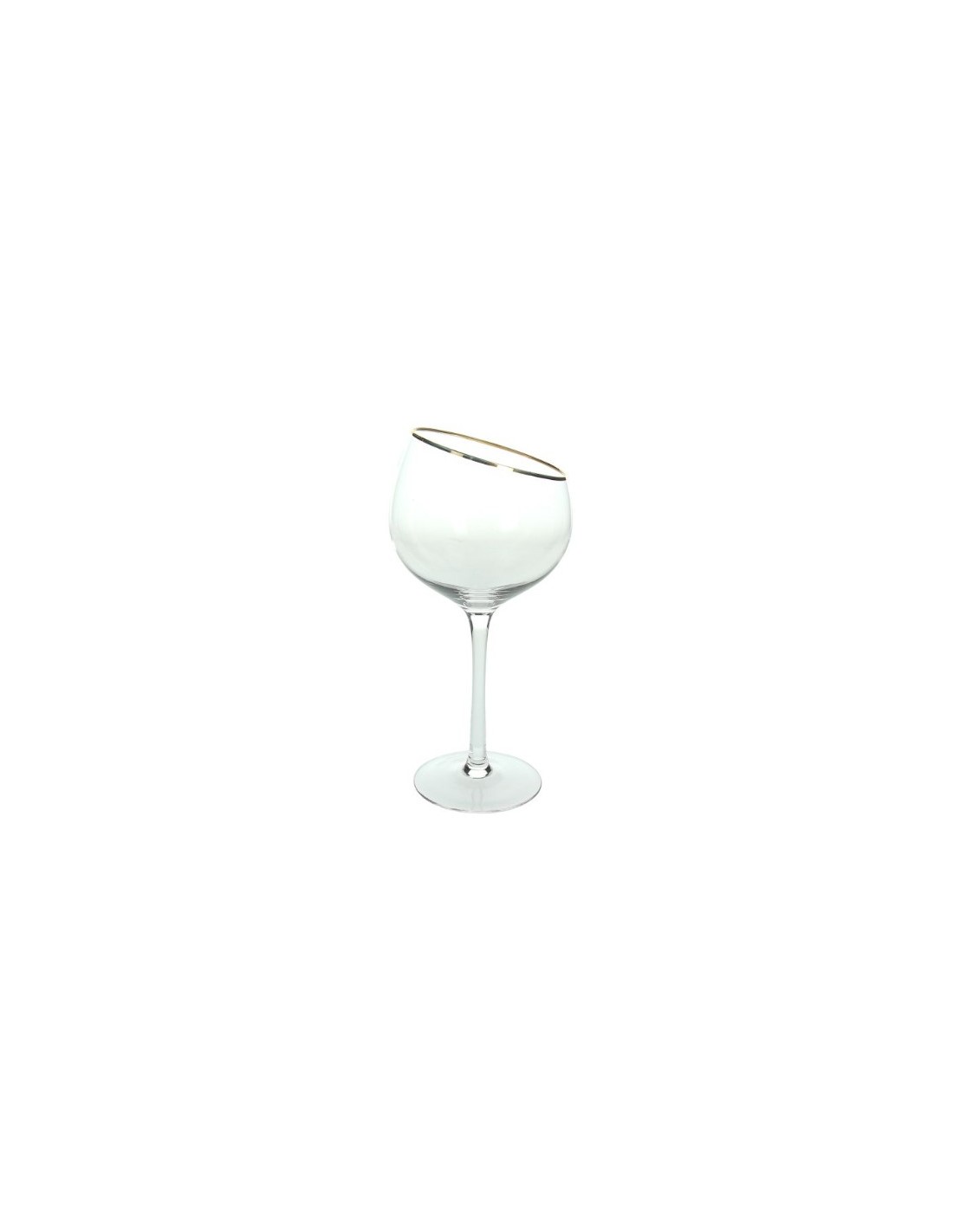 SET 6 CALICI 540CC VINO F.ORO VETRO MARGOT