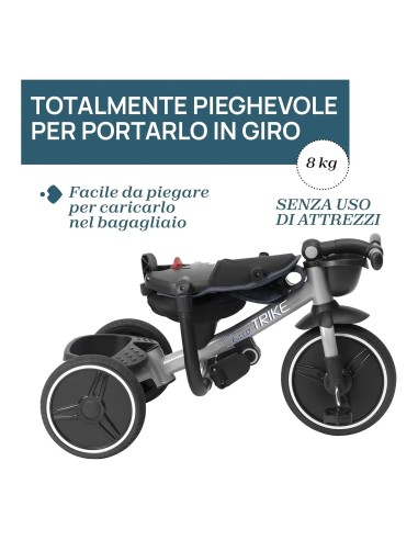 Triciclo Trike 4 in 1 Chicco - Versatile e Sicuro | Shopincasa.it