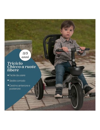 Triciclo Trike 4 in 1 Chicco - Versatile e Sicuro | Shopincasa.it