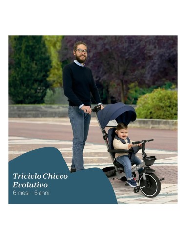 Triciclo Trike 4 in 1 Chicco - Versatile e Sicuro | Shopincasa.it
