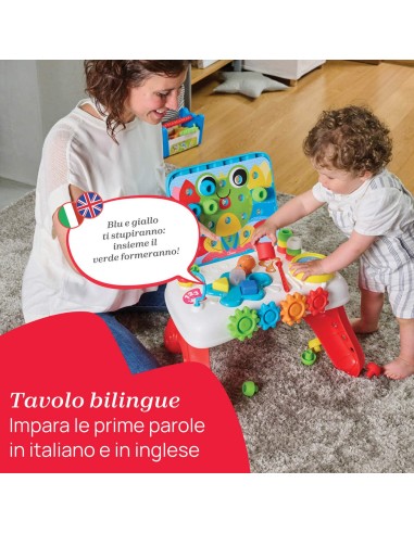 Scrivania Didattica Bilingue Chicco con Attività Elettroniche - Shopincasa