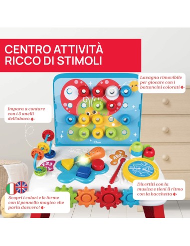 Scrivania Didattica Bilingue Chicco con Attività Elettroniche - Shopincasa