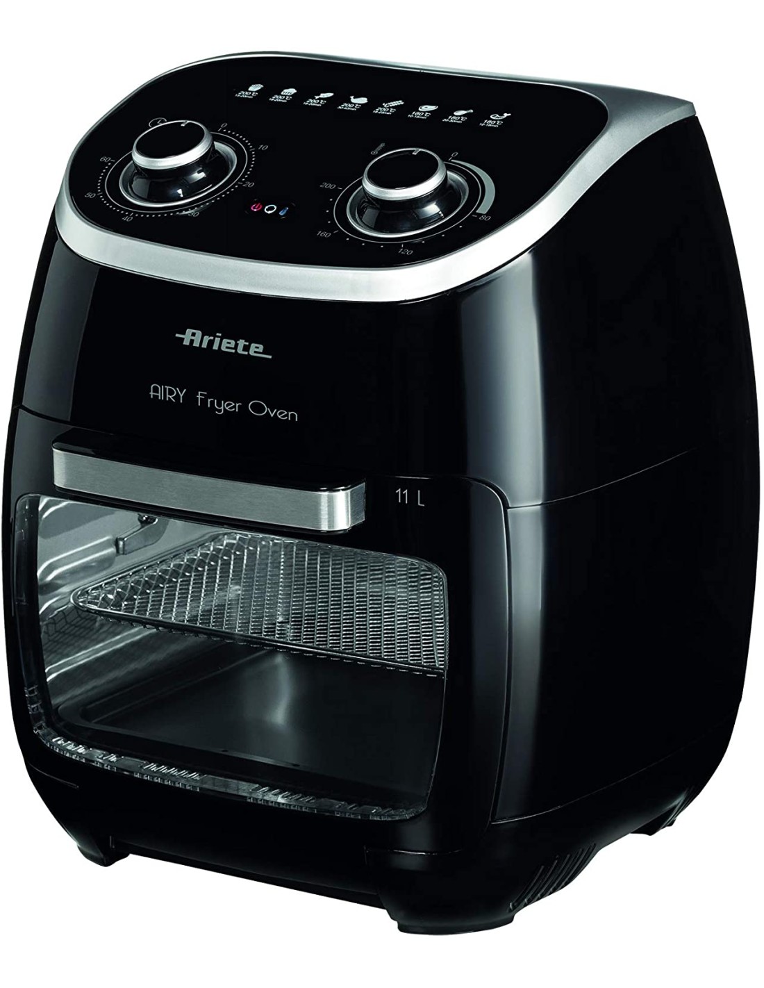 FRIGGITRICI: vendita online Ariete Airy Fryer Oven friggitrice ad aria e forno elettrico 8 in 1, girarrosto incluso, essiccat...