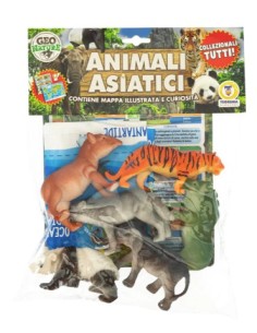 GEO NATURE 68892 BLISTER 6 ANIMALI ASIATICI