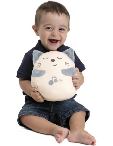 Chicco Pupazzo Gattino Dolce Fusa - Peluche Interattivo con Musica e Vibrazione | Shopincasa