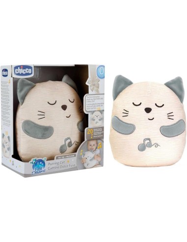 Chicco Pupazzo Gattino Dolce Fusa - Peluche Interattivo con Musica e Vibrazione | Shopincasa