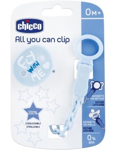 Chicco All You Can Clip - Catenella Portaciuccio Morbida Azzurro | shopincasa.it 2