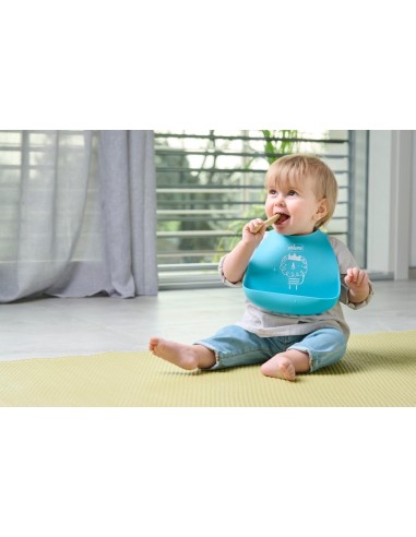 Chicco Set Pappa Silicone Easy Start - Set Svezzamento 3 Pezzi Antiscivolo | shopincasa.it