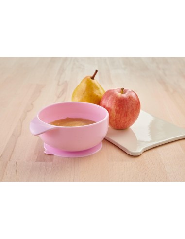 Chicco Set Pappa Silicone F Antiscivolo Rosa | Shopincasa.it