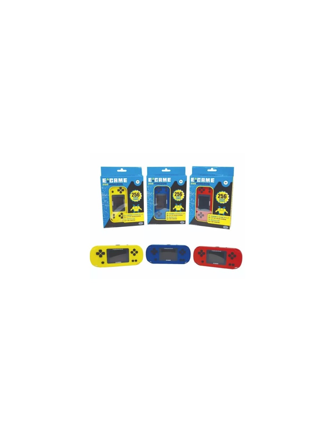 Console portatile Radiocom Egame 256 Horizon con 256 giochi | shopincasa.it