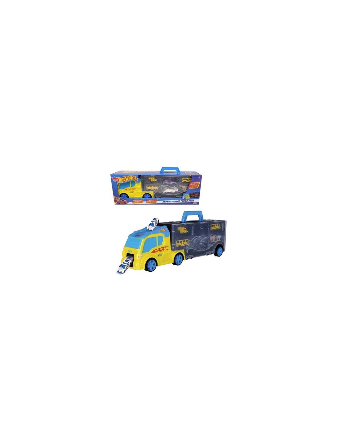GIOCATTOLO PUBBLICIZZATO: vendita online HOT WHEELS, TRANSPORTER 40, CAMION BISARCA CON 2 AUTO, VEICOLO GIOCATTOLO, COLLEZION...