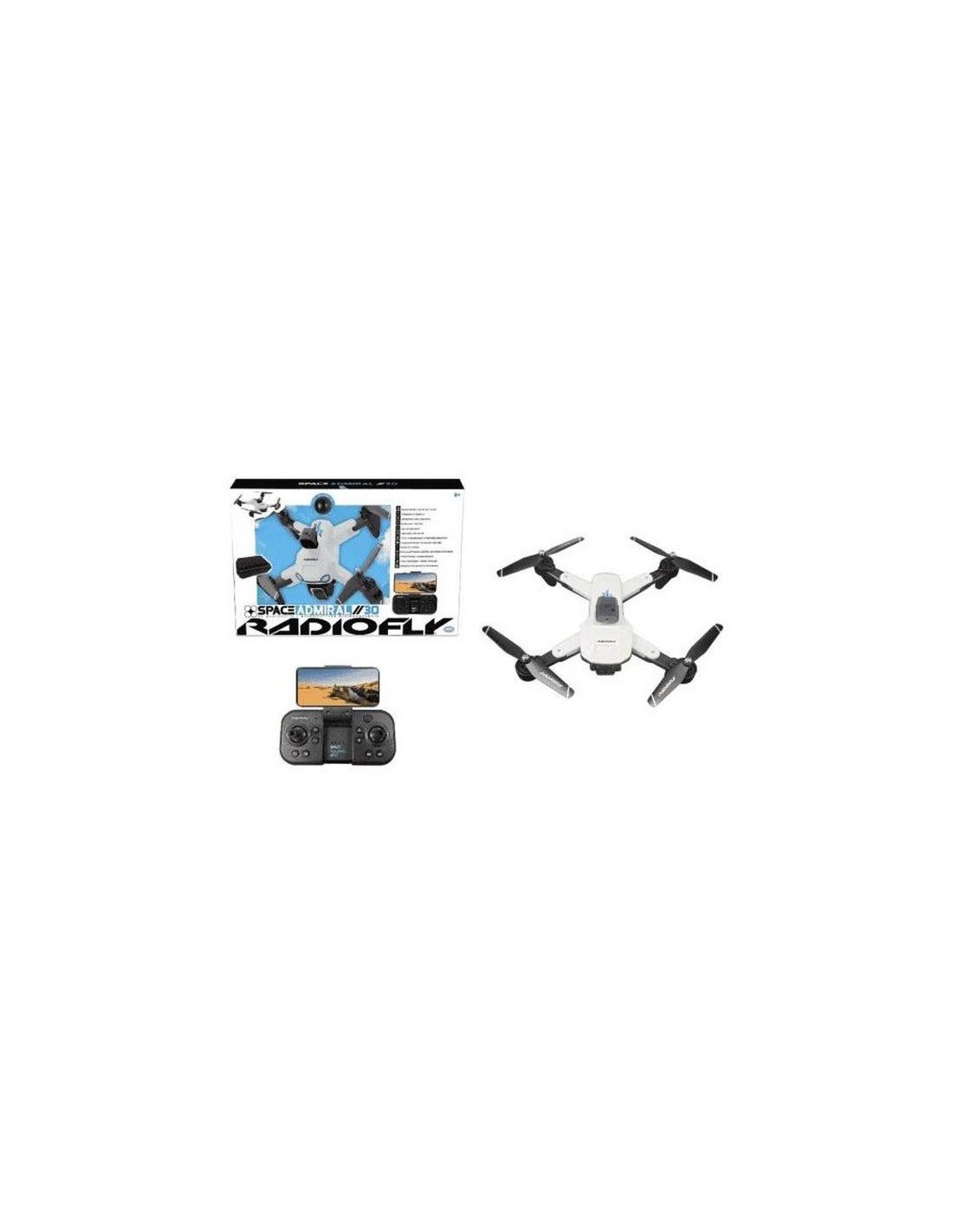 GIOCHI BOY: vendita online RADIOFLY, DRONE, SPACE ADMIRAL, RADIOCOMANDATO, FOTOCAMERA, 2,4 GHZ, ANTICOLLISIONE in offerta