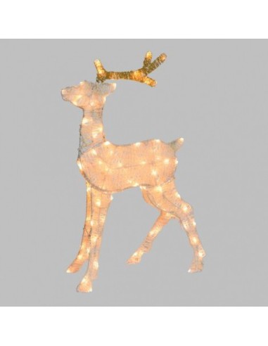LUCI DI NATALE: vendita online Renna 2D 83 LED Bianco Caldo di Natale - La Magia di Natale a casa tua! in offerta
