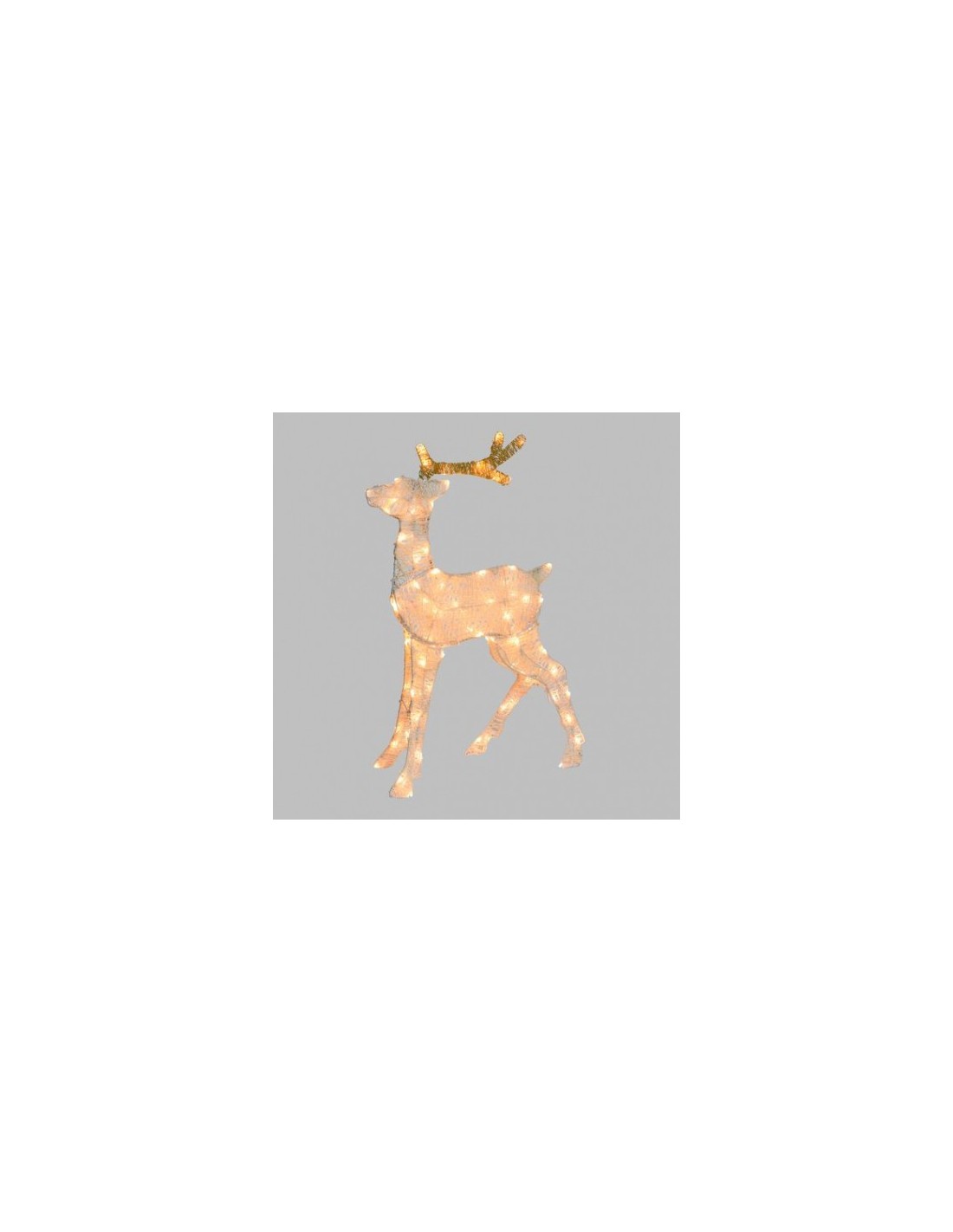 LUCI DI NATALE: vendita online Renna 2D 83 LED Bianco Caldo di Natale - La Magia di Natale a casa tua! in offerta