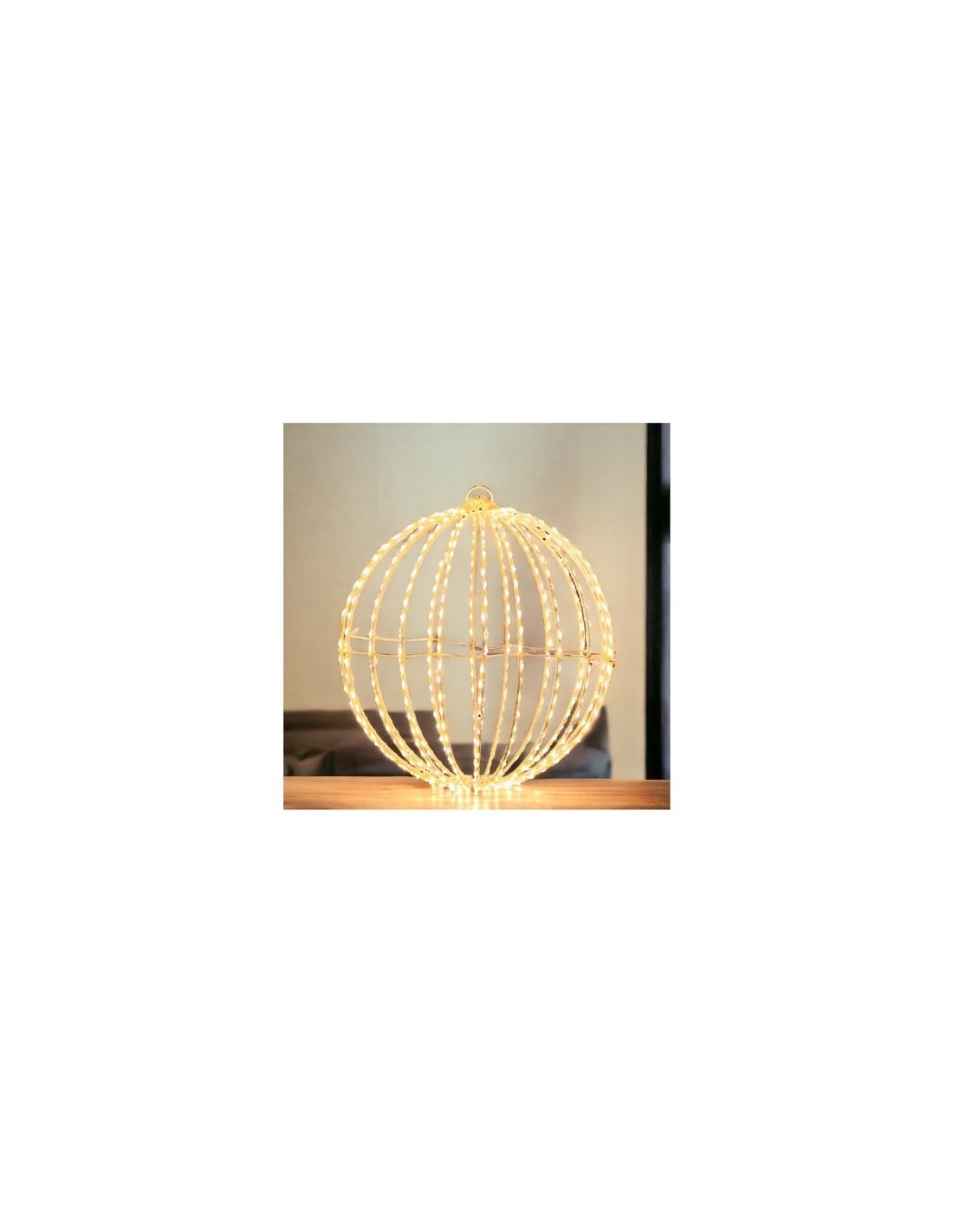 LUCI DI NATALE: vendita online Sfera di Natale 520 MicroLED Bianco Caldo/Flash 30CM - La Magia di Natale brillante! in offerta