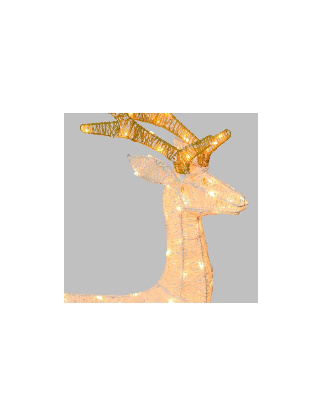 LUCI DI NATALE: vendita online Renna 120LED Bianco Caldo 85cm di Natale, La Magia di Natale a casa tua, Decora con stile in o...