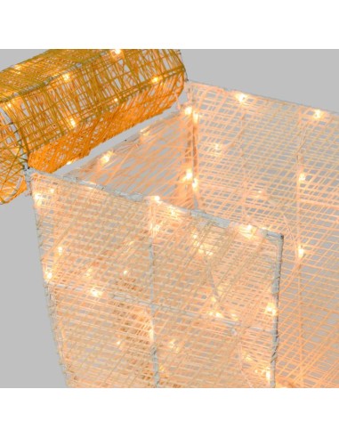 LUCI DI NATALE: vendita online Slitta 3D 180LED Bianco Caldo di Natale, La Magia di Natale a casa tua, Un incanto di luci in ...
