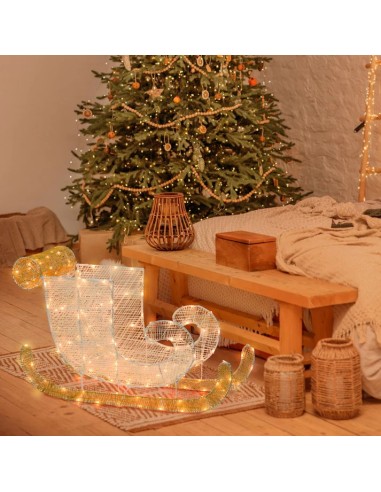 LUCI DI NATALE: vendita online Slitta 3D 180LED Bianco Caldo di Natale, La Magia di Natale a casa tua, Un incanto di luci in ...