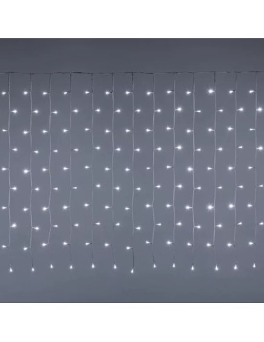 LUCI DI NATALE: vendita online Tenda Luminosa 500 Lampadine LED Bianco Freddo H100 x L500 cm di Natale, La Magia di Natale pe...