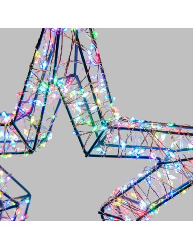 LUCI DI NATALE: vendita online Stella 3D Marrone Ø 35cm di Natale, La Magia di Natale a Casa Tua con 800 MicroLED Multiflash ...