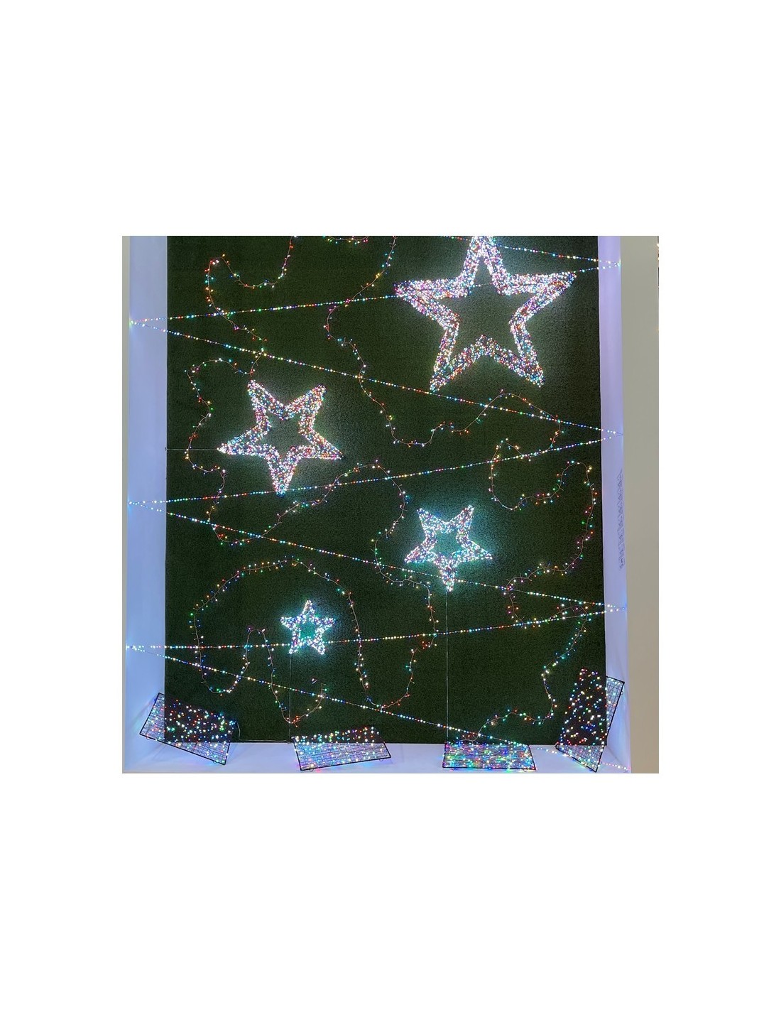 LUCI DI NATALE: vendita online Stella 3D Marrone Ø 35cm di Natale, La Magia di Natale a Casa Tua con 800 MicroLED Multiflash ...