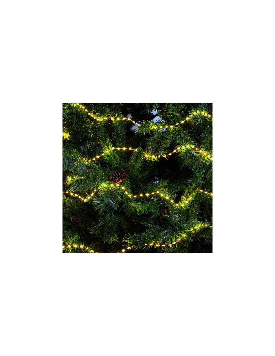 LUCI DI NATALE: vendita online Catena Luminosa 625 MicroLED Bianco Caldo - La Magia di Natale a casa tua in offerta