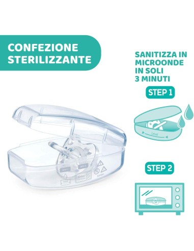 Ciuccio Chicco PhysioForma in Silicone per Neonati 0-2 Mesi - ShopinCasa.it
